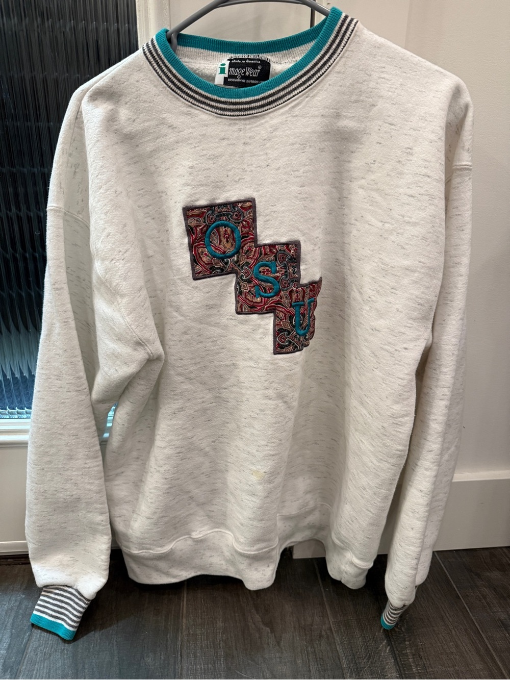 Vintage 1990’s- Oregon State University Cream Crewneck Sweater